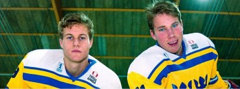 Markus Naslund et Peter Forsberg en 1991 et 30 ans plus tard