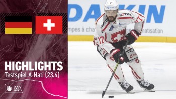 Résumé vidéo de la large victoire de la Suisse face à l'Allemagne