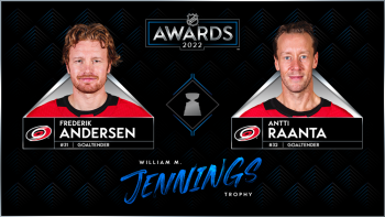 Le trophée Jennings pour les gardiens de la Caroline