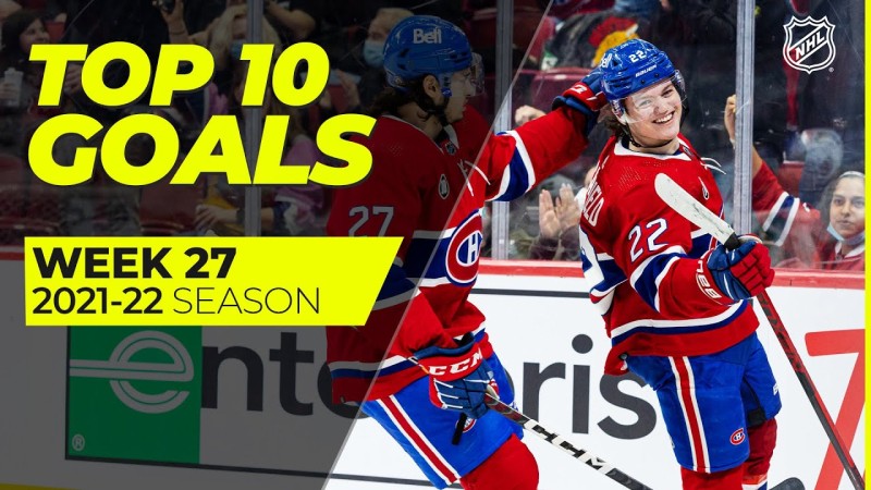 Top 10 des plus beaux buts de la dernière semaine de NHL