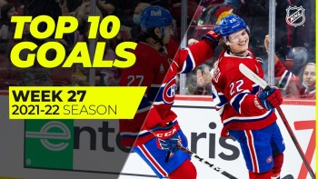 Top 10 des plus beaux buts de la dernière semaine de NHL