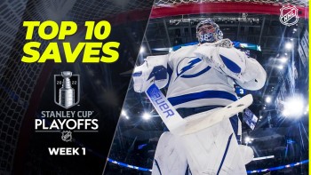 Les 10 plus beaux arrêts de la première semaine des play-offs de NHL