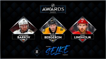 Barkov, Bergeron et Lindholm élus finalistes du trophée Selke