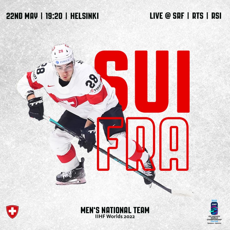 Formation des équipes pour le match Suisse vs France