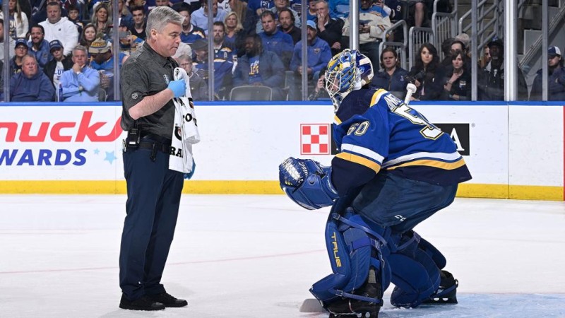 Binnington ne rejouera pas dans l'immédiat