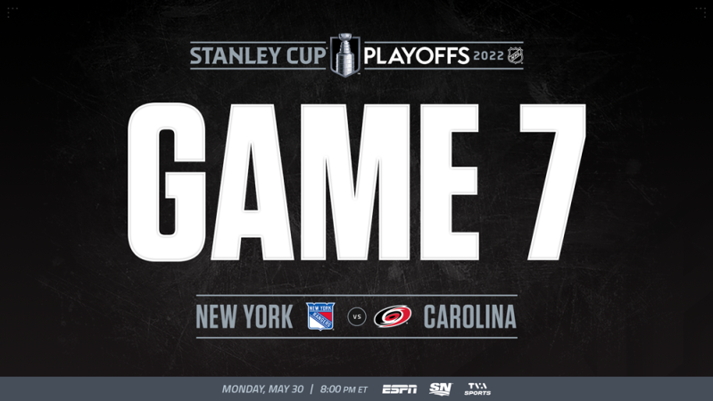 Tout savoir sur le match 7 entre les Hurricanes et les Rangers