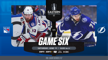 Les faits à retenir avec l'affrontement six entre le Lightning et les Rangers