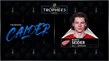 Moritz Seider des Red Wings remporte le trophée Calder