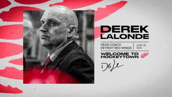 Derek Lalonde est le nouveau coach des Red Wings