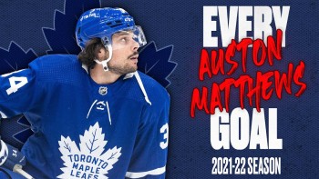 Tous les buts d'Auston Matthews la saison écoulée