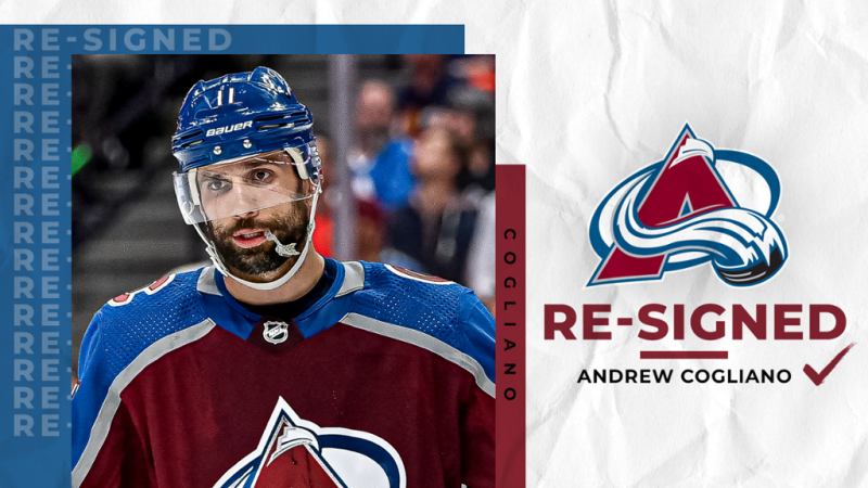 L'Avalanche prolonge Andrew Cogliano