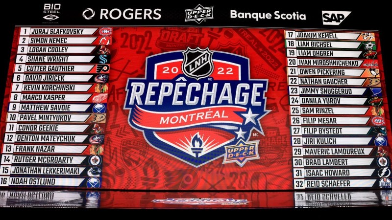 Résumé vidéo du premier tour du repêchage