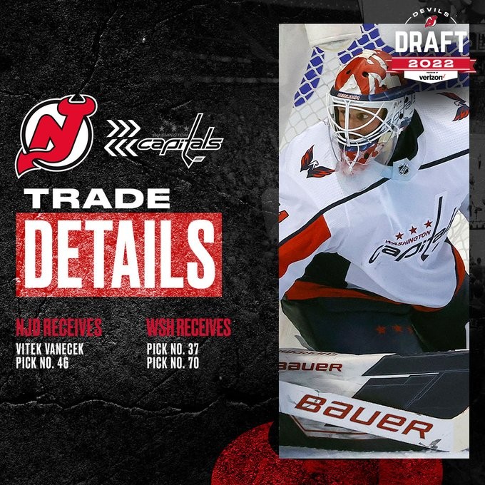 Les Devils obtiennent également un gardien