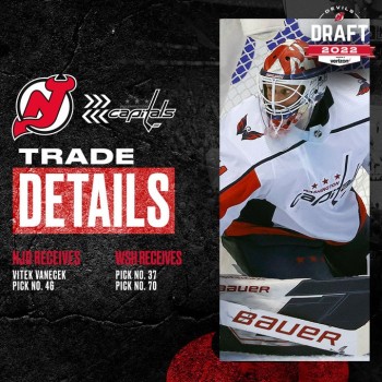 Les Devils obtiennent également un gardien