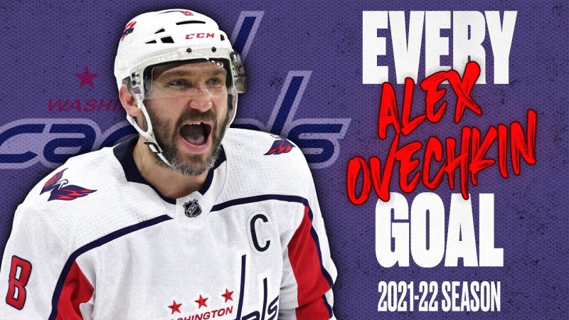 Tous les buts d'Alex Ovechkin la saison dernière