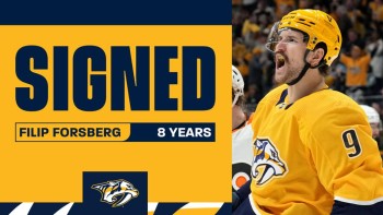 Les Predators confirment le gros contrat de Filip Forsberg