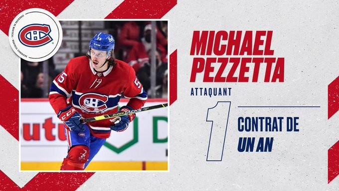 Une extension d'un an pour Michael Pezzetta