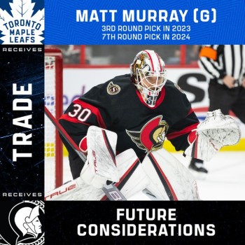 Matt Murray s'en va à Toronto