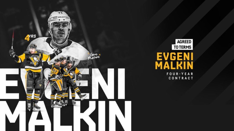 Evgeni Malkin et Pittsburgh ont fini par s'entendre