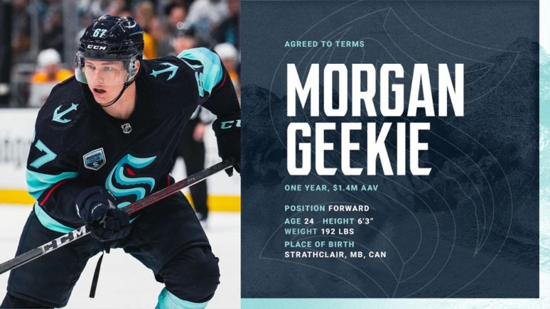 Morgan Geekie resigne avec le Kraken