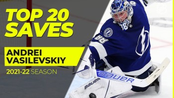 Les 20 plus beaux arrêts d'Andrei Vasilevskiy la saison dernière