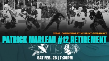Le numéro de Patrick Marleau sera retiré par les Sharks