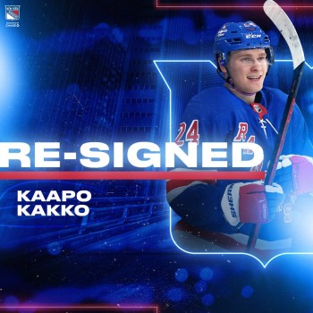 Kaapo Kakko sera de retour avec les Rangers