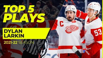 Les plus jeux de Dylan Larkin la saison passée