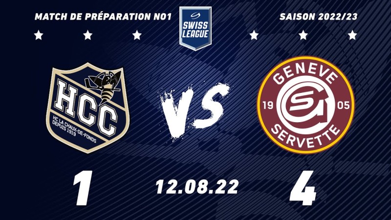 Résumé vidéo du match La Chaux-de-Fonds - Genève