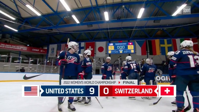 Mondiaux féminins : rien à faire pour la Suisse qui prend une claque face aux Etats-Unis