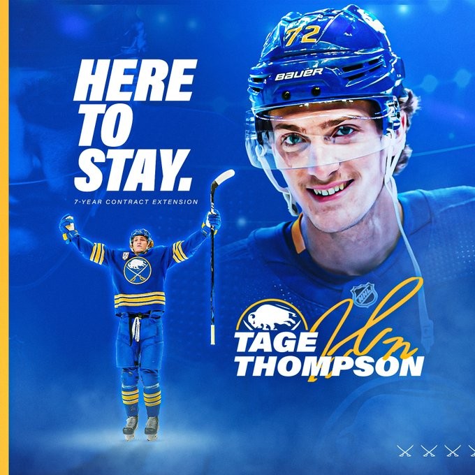 Un contrat de 50 millions pour Tage Thompson