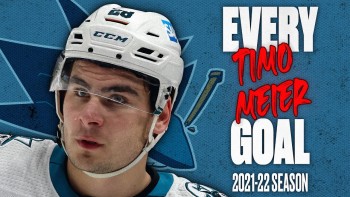 Tous les buts de Timo Meier la saison dernière