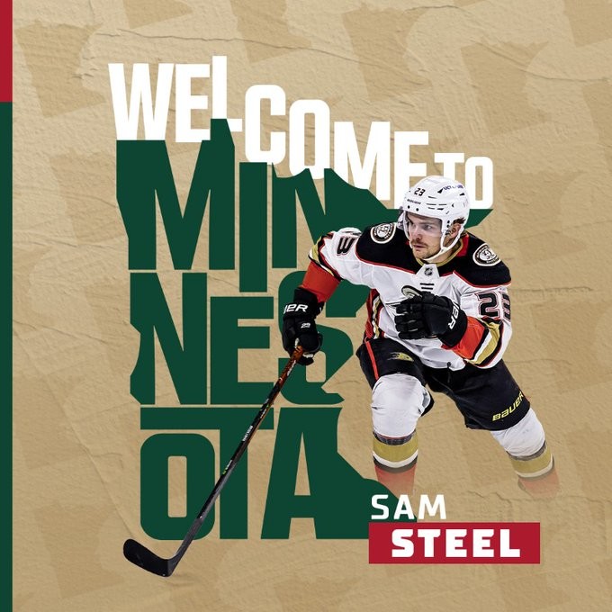 Sam Steel passe au Wild