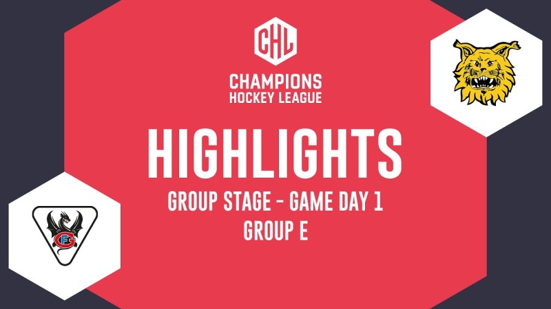 Résumé vidéo des matchs des équipes suisses en Champions Hockey League