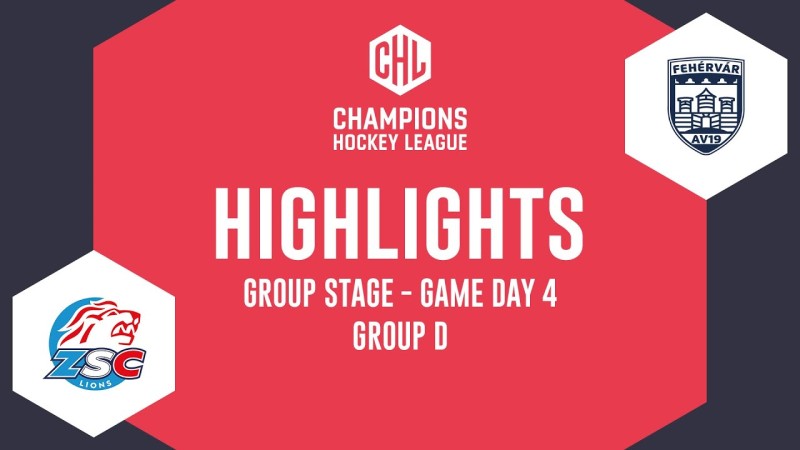 Résumé vidéo des matchs des équipes suisses en Champions Hockey League
