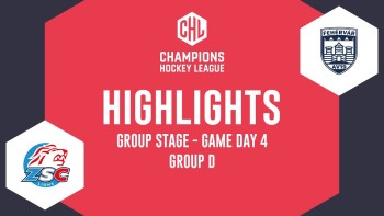 Résumé vidéo des matchs des équipes suisses en Champions Hockey League