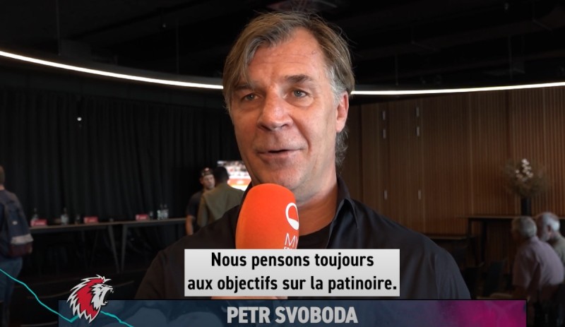 Petr Svoboda et John Fust à l'interview