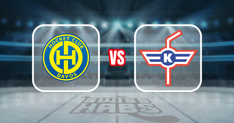 Bildung von den Mannschaften und Spielern, die für das Spiel zwischen Davos vs Kloten nicht verfügbar sind