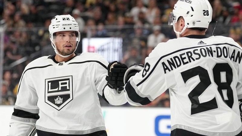 Auch Kevin Fiala öffnet seinen Zähler bei den Kings