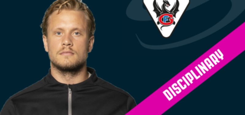 Jacob De la Rose für Vortäuschen eines Fouls gebüsst