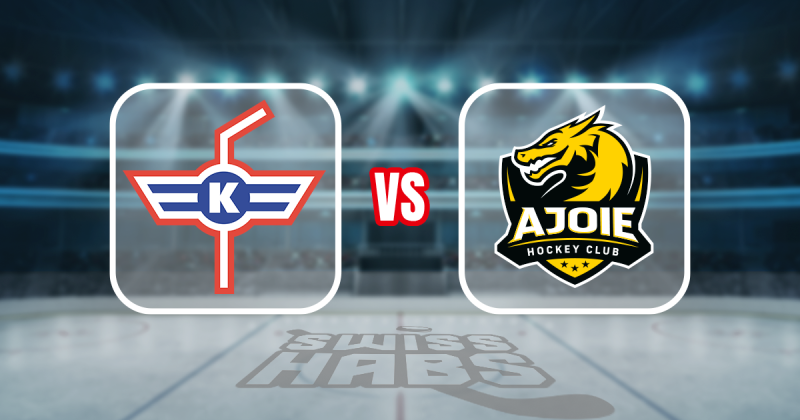 Mannschaftsaufstellung und nicht verfügbare Spieler für das Spiel Kloten vs Ajoie