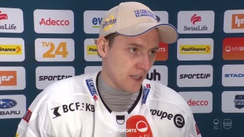 Killian Mottet: "C'est un plaisir de voir ça à Zurich"