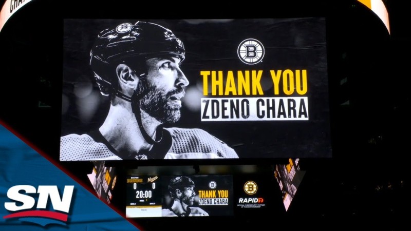 Le bel hommage des Bruins pour Zdeno Chara