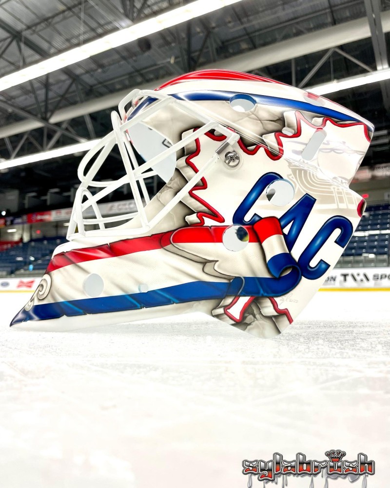 Le nouveau masque de Jake Allen dans les détails