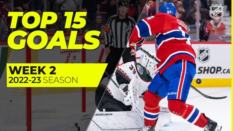 Top 15 des plus beaux buts de la dernière semaine de NHL