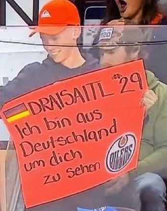 Un voyage récompensé pour ce fan allemand de Draisaitl