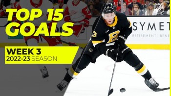 Les 15 plus beaux buts de la dernière semaine de NHL