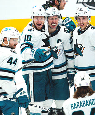 Une marque d'estime pour Timo Meier et Logan Couture dans l'histoire des Sharks