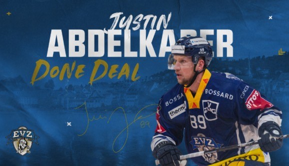 Justin Abdelkader bis Ende Saison beim EVZ