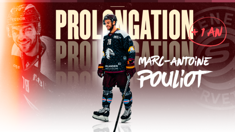 Marc-Antoine Pouliot prolonge avec Genève